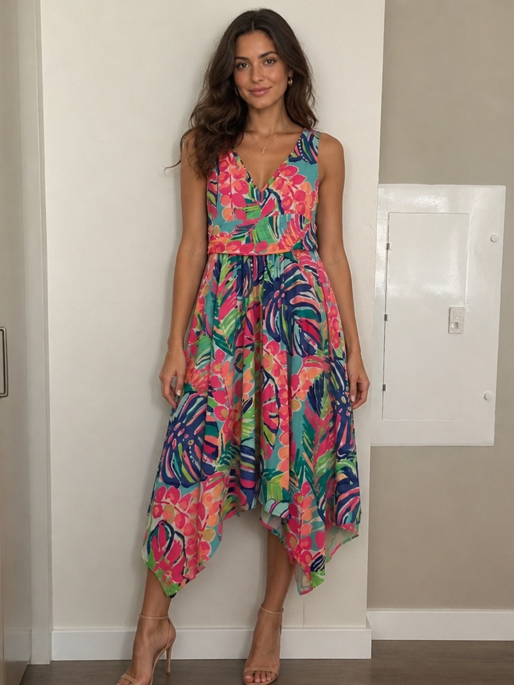 Lilly Pulitzer Sloane Dress Exotic Garden NWT XL - Picture 3 of 16